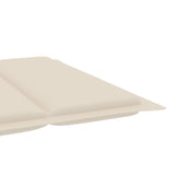 NNEVL Sun Lounger Cushion Cream 186x58x3 cm