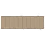 NNEVL Sun Lounger Cushion Beige 186x58x3 cm