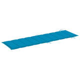 NNEVL Sun Lounger Cushion Blue 186x58x3 cm