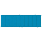 NNEVL Sun Lounger Cushion Blue 186x58x3 cm