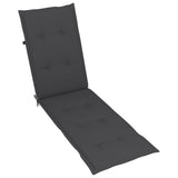NNEVL Deck Chair Cushion Anthracite (75+105)x50x3 cm