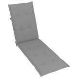 NNEVL Deck Chair Cushion Grey (75+105)x50x3 cm