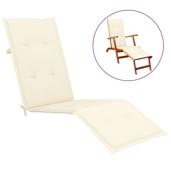 NNEVL Deck Chair Cushion Cream (75+105)x50x3 cm