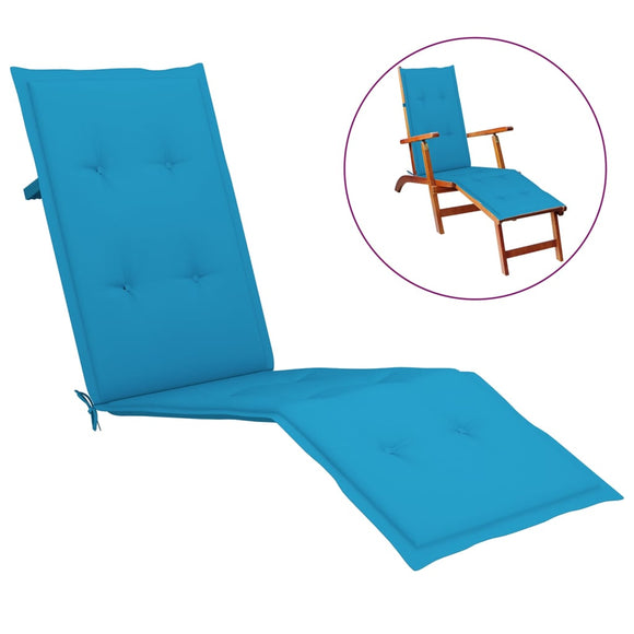 NNEVL Deck Chair Cushion Blue (75+105)x50x3 cm