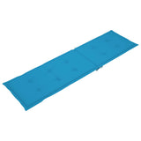 NNEVL Deck Chair Cushion Blue (75+105)x50x3 cm