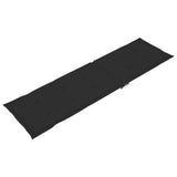 NNEVL Deck Chair Cushion Black (75+105)x50x3 cm