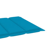 NNEVL Sun Lounger Cushion Blue 200x50x3 cm Fabric