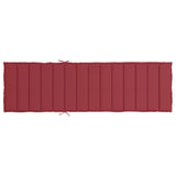 NNEVL Sun Lounger Cushion Wine Red 200x50x3cm Oxford Fabric