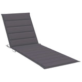 NNEVL Sun Lounger Cushion Anthracite 200x60x3 cm Fabric