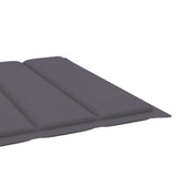 NNEVL Sun Lounger Cushion Anthracite 200x60x3 cm Fabric