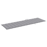 NNEVL Sun Lounger Cushion Grey 200x60x3 cm Fabric