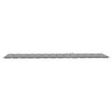 NNEVL Sun Lounger Cushion Grey 200x60x3 cm Fabric