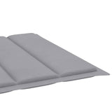 NNEVL Sun Lounger Cushion Grey 200x60x3 cm Fabric