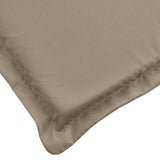 NNEVL Sun Lounger Cushion Taupe 200x60x3cm Oxford Fabric