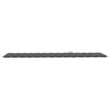 NNEVL Sun Lounger Cushion Anthracite 200x70x3 cm Fabric