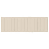 NNEVL Sun Lounger Cushion Cream 200x70x3 cm Fabric