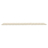 NNEVL Sun Lounger Cushion Cream 200x70x3 cm Fabric