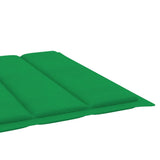 NNEVL Sun Lounger Cushion Green 200x70x3 cm Fabric