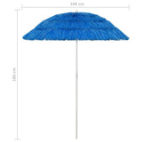 NNEVL Beach Umbrella Blue 180 cm