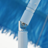 NNEVL Beach Umbrella Blue 300 cm