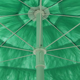 NNEVL Beach Umbrella Green 180 cm