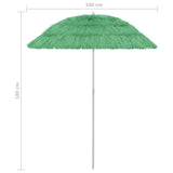 NNEVL Beach Umbrella Green 180 cm