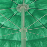 NNEVL Beach Umbrella Green 240 cm