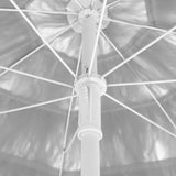 NNEVL Beach Umbrella White 180 cm