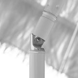 NNEVL Beach Umbrella White 180 cm