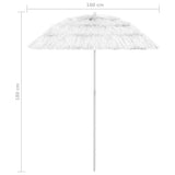 NNEVL Beach Umbrella White 180 cm