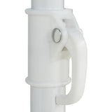 NNEVL Beach Umbrella White 300 cm