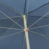 NNEVL Beach Umbrella Blue 240 cm