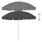 NNEVL Beach Umbrella Anthracite 300 cm