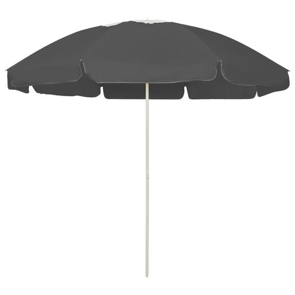 NNEVL Beach Umbrella Anthracite 240 cm
