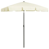 NNEVL Beach Umbrella Sand Yellow 180x120 cm