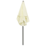 NNEVL Beach Umbrella Sand Yellow 180x120 cm