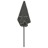 NNEVL Beach Umbrella Anthracite 180x120 cm