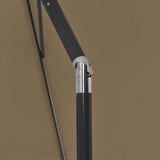 NNEVL Beach Umbrella Taupe 180x120 cm