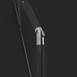NNEVL Beach Umbrella Black 180x120 cm