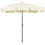 NNEVL Beach Umbrella Sand Yellow 200x125 cm