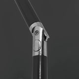 NNEVL Beach Umbrella Anthracite 200x125 cm