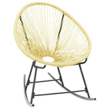 NNEVL Outdoor Acapulco Chair Poly Rattan Beige