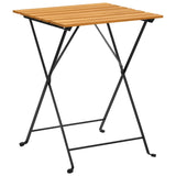 NNEVL Bistro Table 55x54x71 cm Solid Acacia Wood