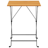 NNEVL Bistro Table 55x54x71 cm Solid Acacia Wood