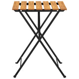 NNEVL Bistro Table 55x54x71 cm Solid Acacia Wood