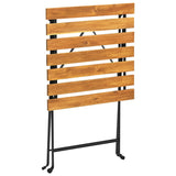 NNEVL Bistro Table 55x54x71 cm Solid Acacia Wood