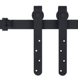 NNEVL Mini Sliding Barn Door Kit Carbon Steel 183 cm