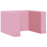 NNEVL 2-in-1 Children Sofa Pink Faux Leather