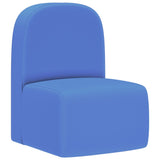 NNEVL 2-in-1 Children Sofa Blue Faux Leather