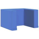 NNEVL 2-in-1 Children Sofa Blue Faux Leather
